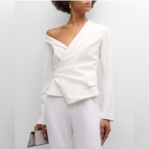 A.L.C. Cream Asymmetrical Blazer